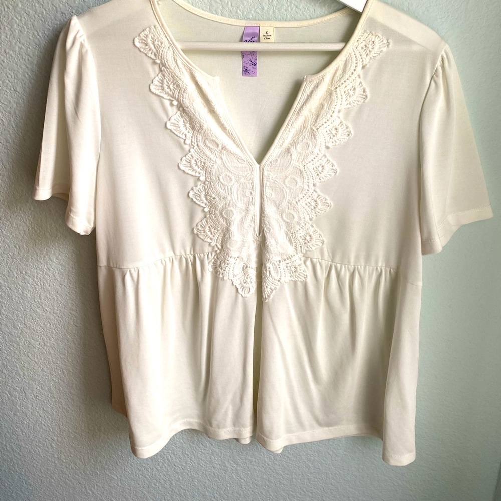 White Lace Blouse